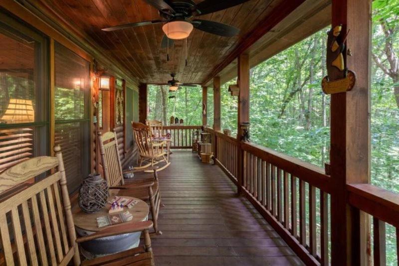 Mountain Spirit Cabin - Fireplace And Hot Tub Villa Blue Ridge Exteriör bild
