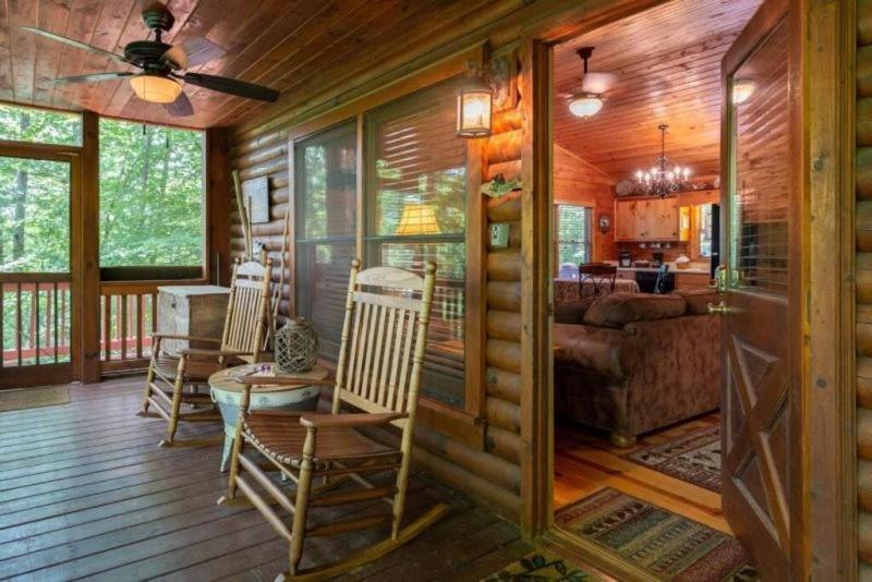 Mountain Spirit Cabin - Fireplace And Hot Tub Villa Blue Ridge Exteriör bild