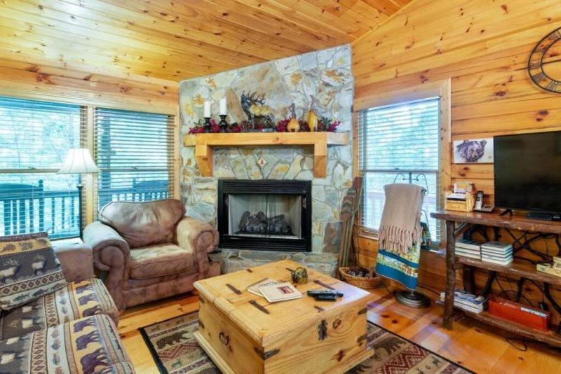 Mountain Spirit Cabin - Fireplace And Hot Tub Villa Blue Ridge Exteriör bild